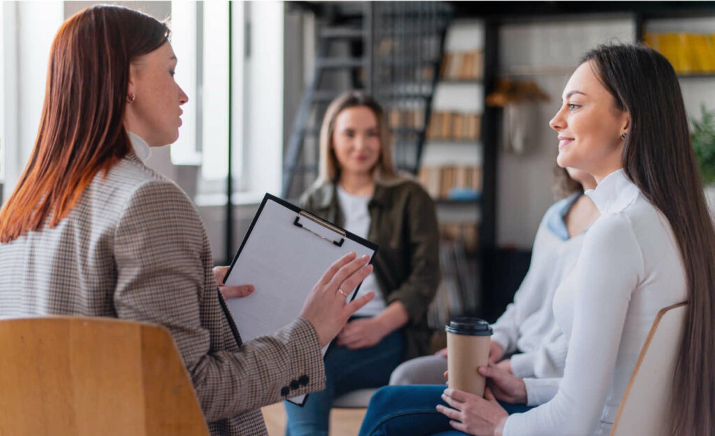 woman support group